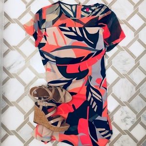 Multi colored Vince Camuto shift dress